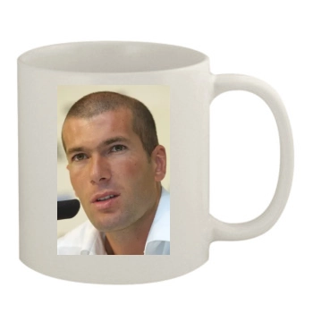 Zinedine Zidane 11oz White Mug