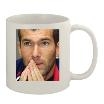 Zinedine Zidane 11oz White Mug