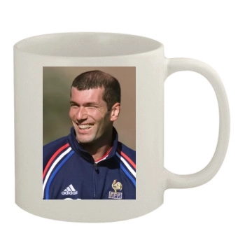 Zinedine Zidane 11oz White Mug