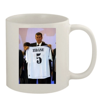 Zinedine Zidane 11oz White Mug