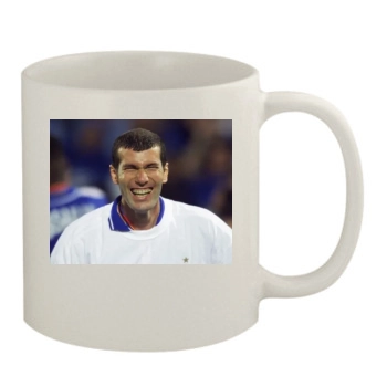 Zinedine Zidane 11oz White Mug