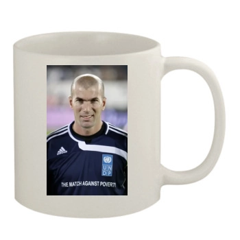 Zinedine Zidane 11oz White Mug