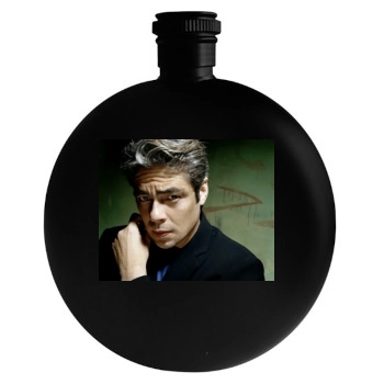 Benicio del Toro Round Flask