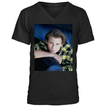 Christian Slater Men's V-Neck T-Shirt