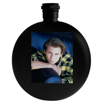 Christian Slater Round Flask