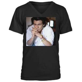 Christian Slater Men's V-Neck T-Shirt