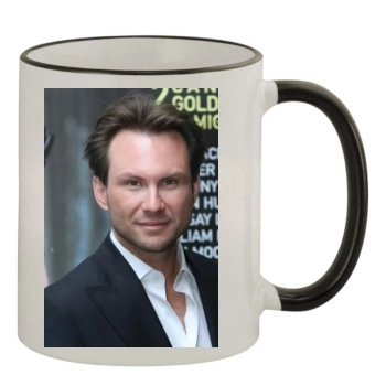 Christian Slater 11oz Colored Rim & Handle Mug