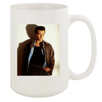 Christian Slater 15oz White Mug