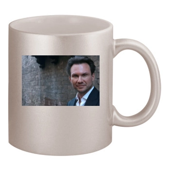 Christian Slater 11oz Metallic Silver Mug