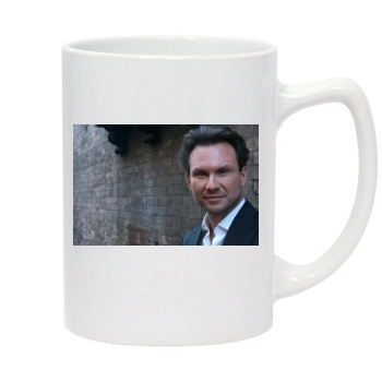 Christian Slater 14oz White Statesman Mug