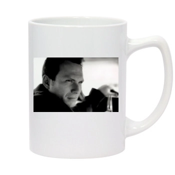 Christian Slater 14oz White Statesman Mug