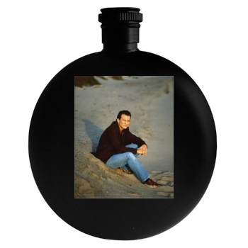 Christian Slater Round Flask