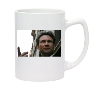 Christian Slater 14oz White Statesman Mug