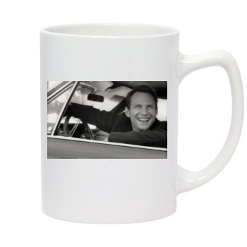 Christian Slater 14oz White Statesman Mug