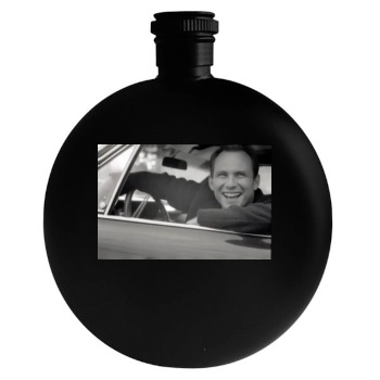 Christian Slater Round Flask