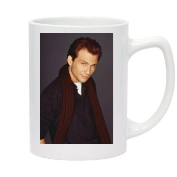 Christian Slater 14oz White Statesman Mug