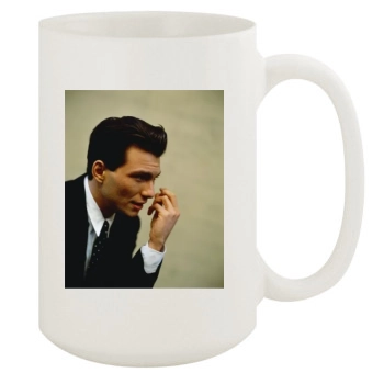 Christian Slater 15oz White Mug