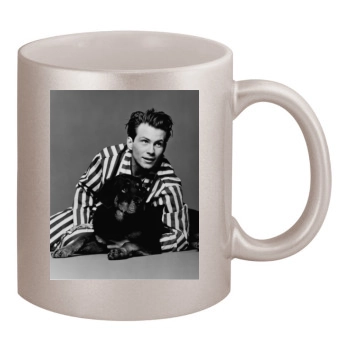 Christian Slater 11oz Metallic Silver Mug