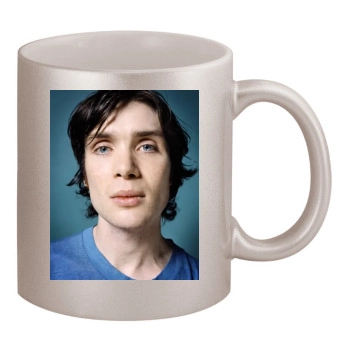 Cillian Murphy 11oz Metallic Silver Mug