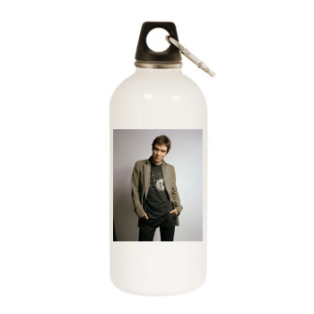 Cillian Murphy White Water Bottle With Carabiner