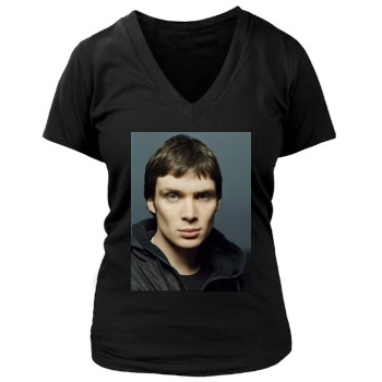 Cillian Murphy Women's Deep V-Neck TShirt