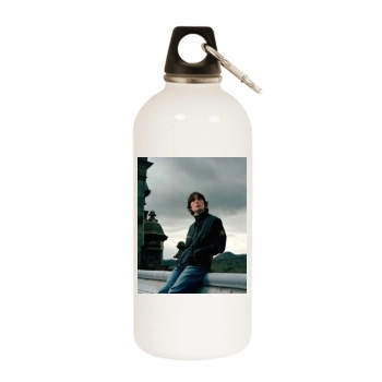 Cillian Murphy White Water Bottle With Carabiner