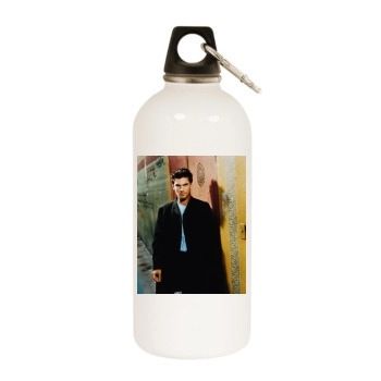 Wes Bentley White Water Bottle With Carabiner
