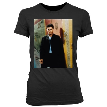 Wes Bentley Women's Junior Cut Crewneck T-Shirt