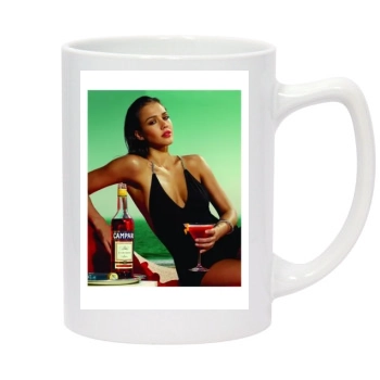 Jessica Alba 14oz White Statesman Mug