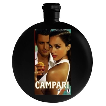 Jessica Alba Round Flask