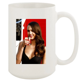 Jessica Alba 15oz White Mug