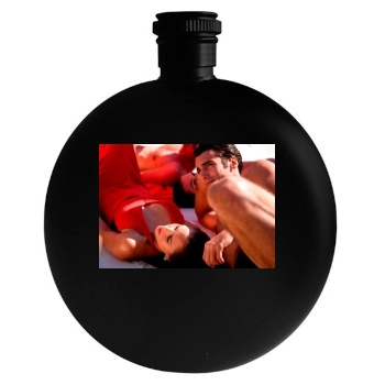 Jessica Alba Round Flask