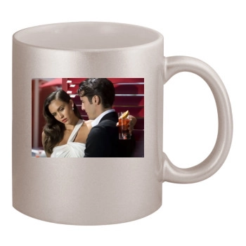 Jessica Alba 11oz Metallic Silver Mug