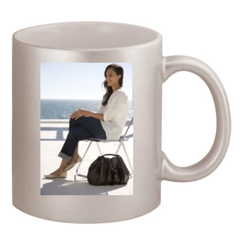 Jessica Alba 11oz Metallic Silver Mug