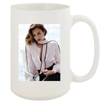 Jessica Alba 15oz White Mug