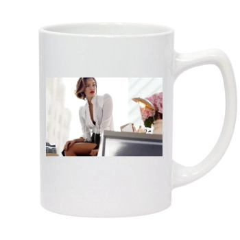 Jessica Alba 14oz White Statesman Mug