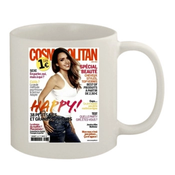 Jessica Alba 11oz White Mug