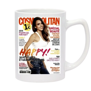 Jessica Alba 14oz White Statesman Mug