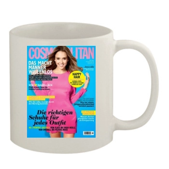 Jessica Alba 11oz White Mug