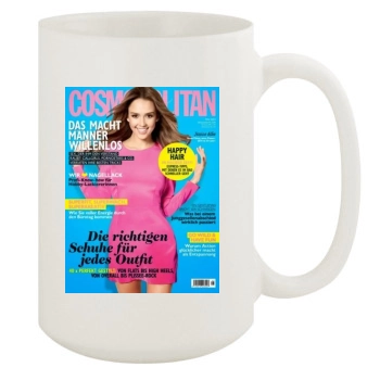 Jessica Alba 15oz White Mug