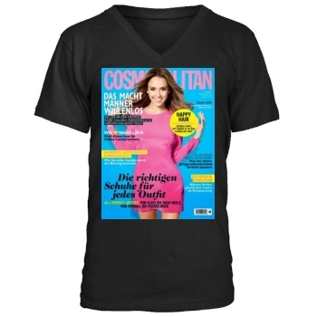 Jessica Alba Men's V-Neck T-Shirt