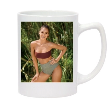 Jessica Alba 14oz White Statesman Mug