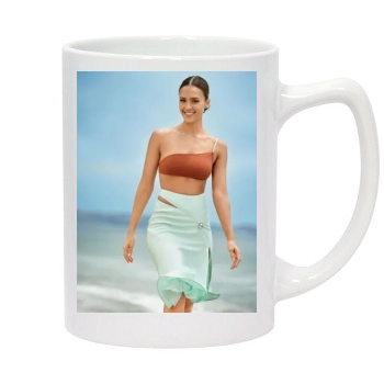 Jessica Alba 14oz White Statesman Mug