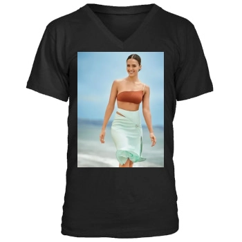 Jessica Alba Men's V-Neck T-Shirt