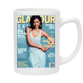 Jessica Alba 14oz White Statesman Mug