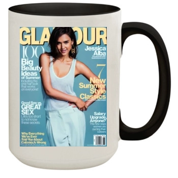 Jessica Alba 15oz Colored Inner & Handle Mug