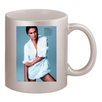 Jessica Alba 11oz Metallic Silver Mug