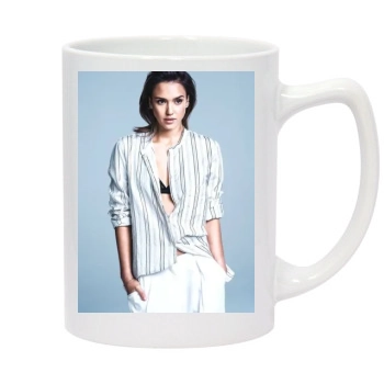 Jessica Alba 14oz White Statesman Mug