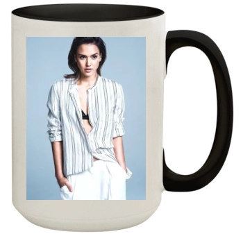 Jessica Alba 15oz Colored Inner & Handle Mug