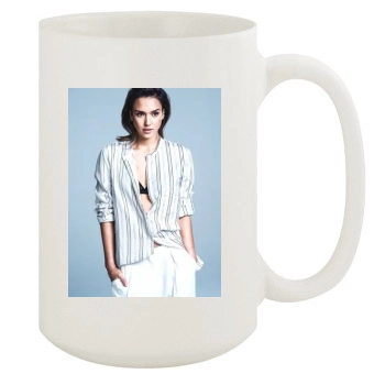 Jessica Alba 15oz White Mug